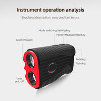 7X Laser Golf Rangefinder Slope 1200 Yards Maximum Distance USB Rechargeable