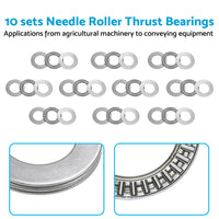 {{ 10PCS 20mm x 35mm x 2mm AXK2035 Thrust Needle Roller Bearing with AS2035 Washer }} - Buy Car Parts Online at {{ Kaka Auto Parts }}.