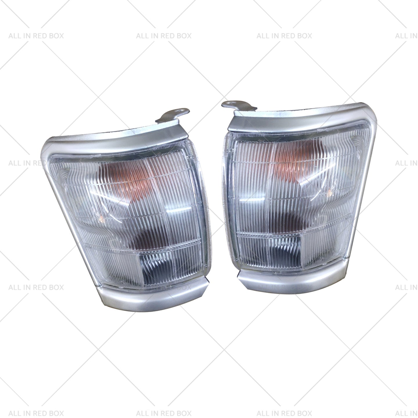 {{ Pair Clear Corner Indicator Blinker Park Lights Suitable for 97-01 Toyota Hilux }} - Buy Car Parts Online at {{ Kaka Auto Parts }}.