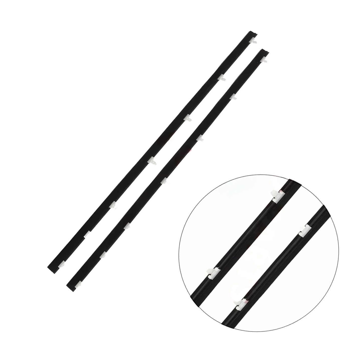 {{ 2x Front Outer Door Weatherstrips Suitable For LandCruiser 70 75 78 79 Series }} - Buy Car Parts Online at {{ Kaka Auto Parts }}.