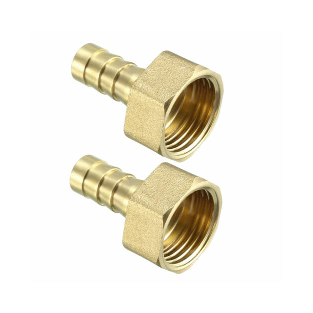 3x Brass Barb Pipe Fitting Coupler Connector 1/2BSP Female Thread to 12mm Hose