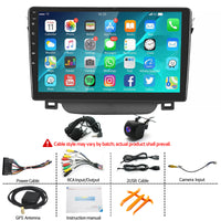 In-Dash Units 9" Touch Screen Stereo CarPlay Suitable For Toyota Corolla 2009-13