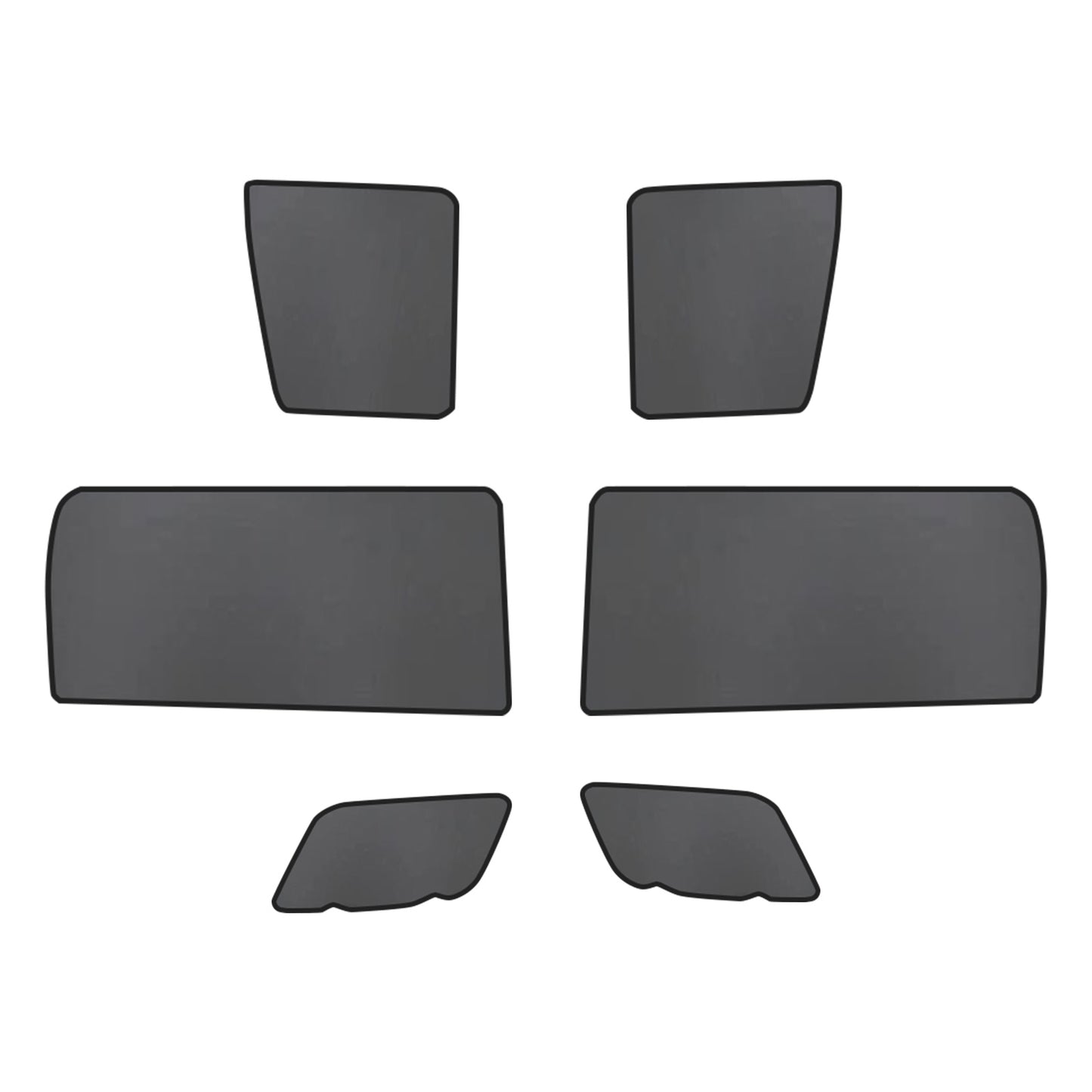 Front & Rear Port Window Magnetic Sun Shade Suitable For Kia Carnival KA4 2020-2023