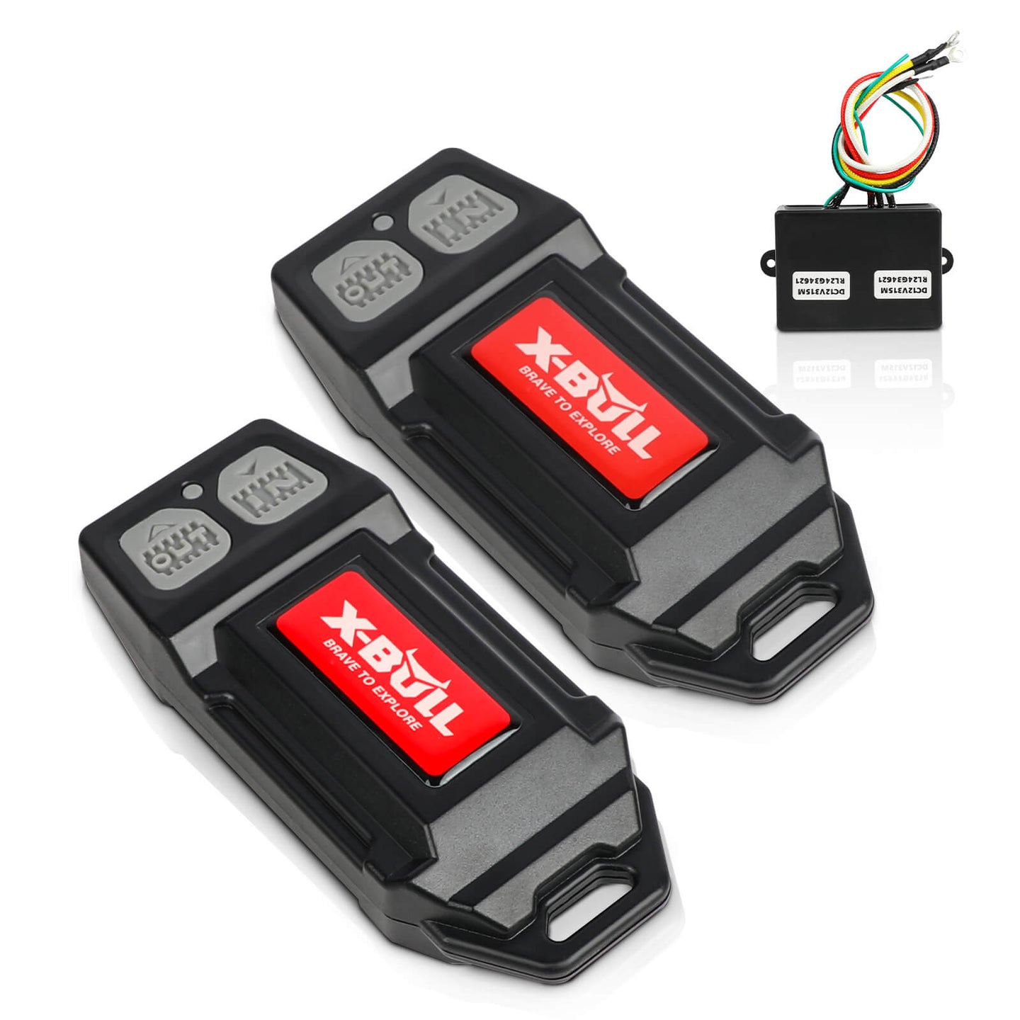 {{ 12V Winch Remote Twin Handset Set Suitable For Solenoid Operated Electric Winch }} - Buy Car Parts Online at {{ Kaka Auto Parts }}.
