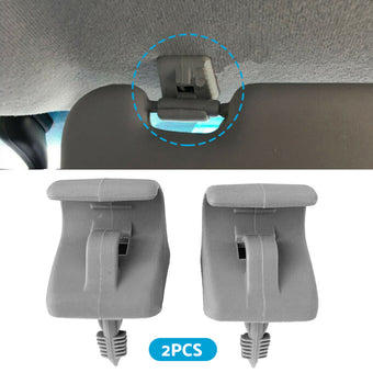 compare product 2x Sun Visor Clip Left & Right Side Suitable For Hyundai Getz 2002-2011 Grey 852351C300QS