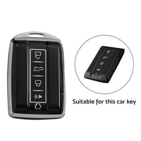 Car Remote Key Fob Case TPU Cover Suitable For Great Wall GWM / WEY / TANK 300 Black