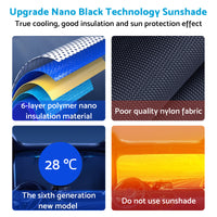 {{ Auto Retractable Sunshade Suitable For Car Windshield w/Automatic Function 2025 }} - Buy Car Parts Online at {{ Kaka Auto Parts }}.