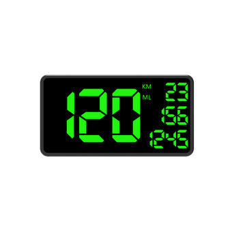 compare product Truck GPS Speedometer 6.2inch Extended Display Suitable For Odometer with Overspeed Alarm MPH/KMH