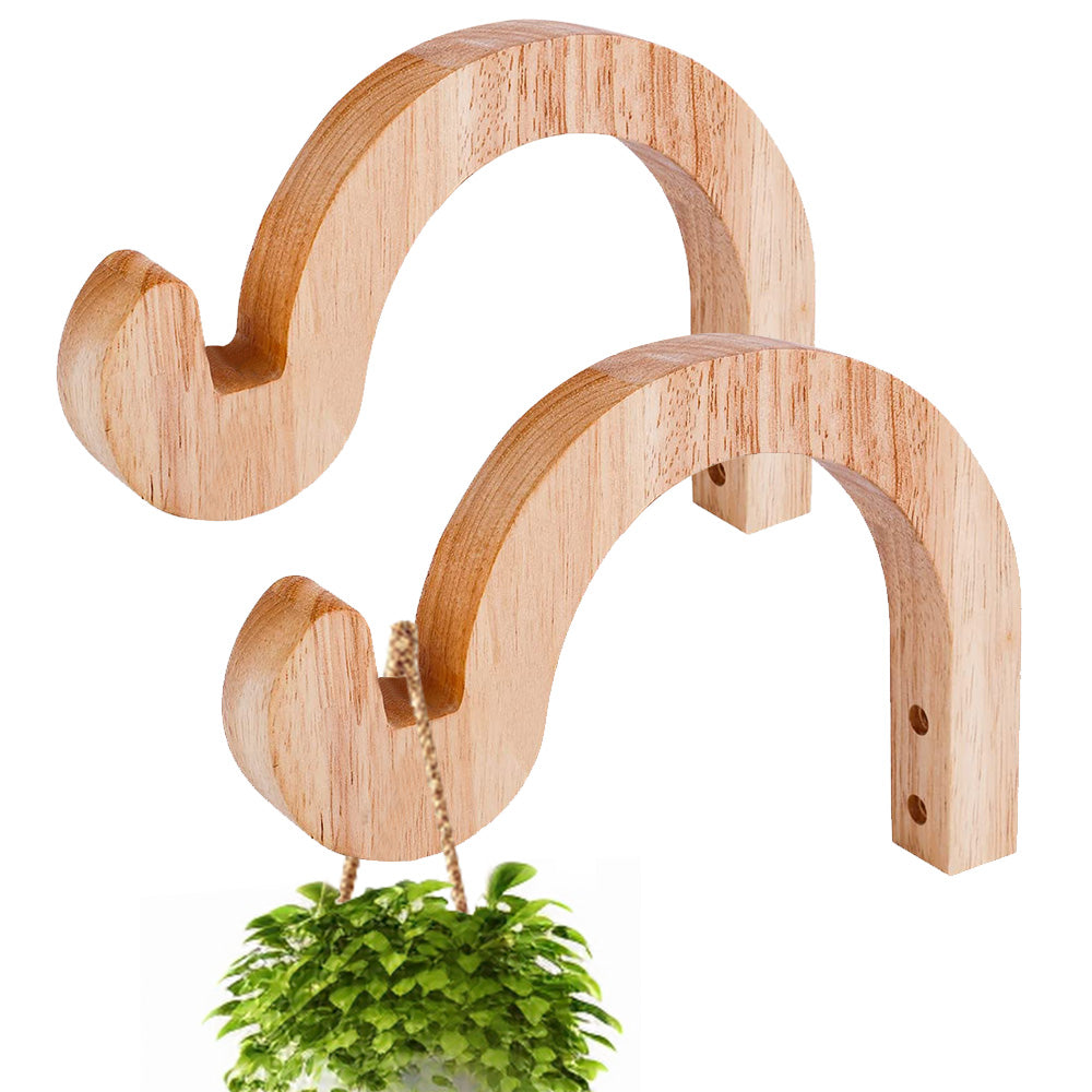 {{ Plant Hanger Hanging Plant Hook Wooden Hanging Basket Wall Plant Hook Flower Pot }} - Buy Car Parts Online at {{ Kaka Auto Parts }}.