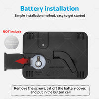 {{ Small Mini Digital Clock Temperature 鈩 Alarm Travel LCD LED Battery Black White }} - Buy Car Parts Online at {{ Kaka Auto Parts }}.