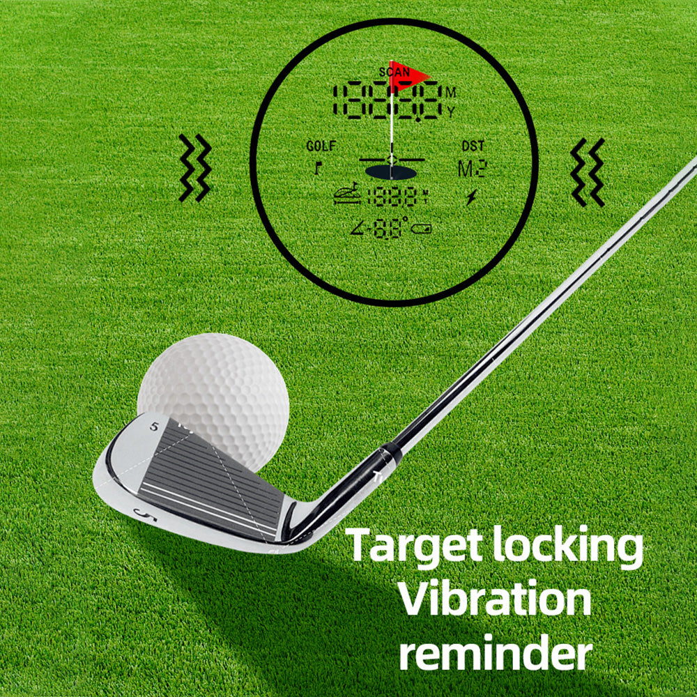 7X Laser Golf Rangefinder Slope 1200 Yards Maximum Distance USB Rechargeable