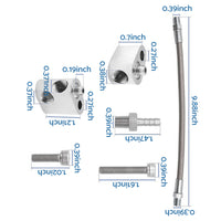 {{ Cylinder Head Coolant Steam Port Crossover Hose Kit Suitable For GM LS Series }} - Buy Car Parts Online at {{ Kaka Auto Parts }}.