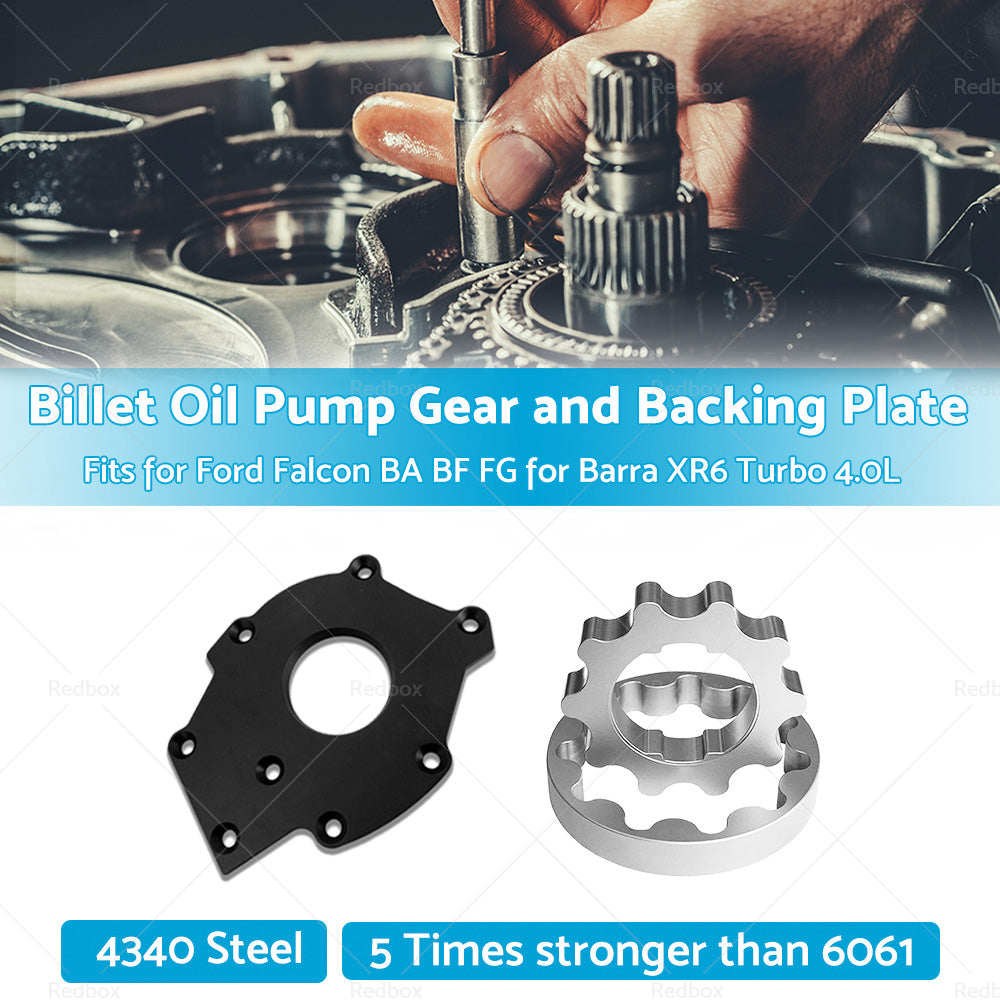 {{ Billet Oil Pump Gears and Backing Plate Fits for Falcon BA BF FG Barra XR6 Turbo }} - Buy Car Parts Online at {{ Kaka Auto Parts }}.