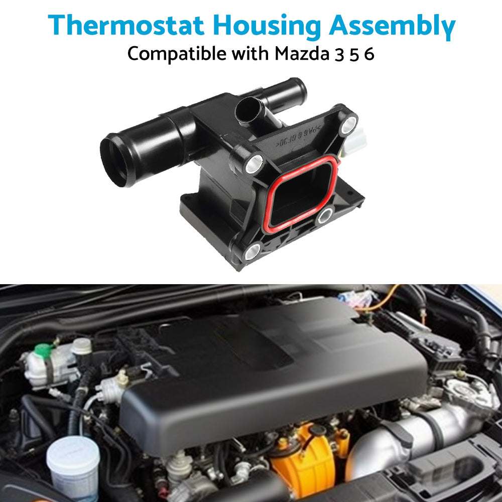 {{ LF941517Z Engine Coolant Thermostat Housing Suitable for Mazda 3 5 6 2006-2013 }} - Buy Car Parts Online at {{ Kaka Auto Parts }}.