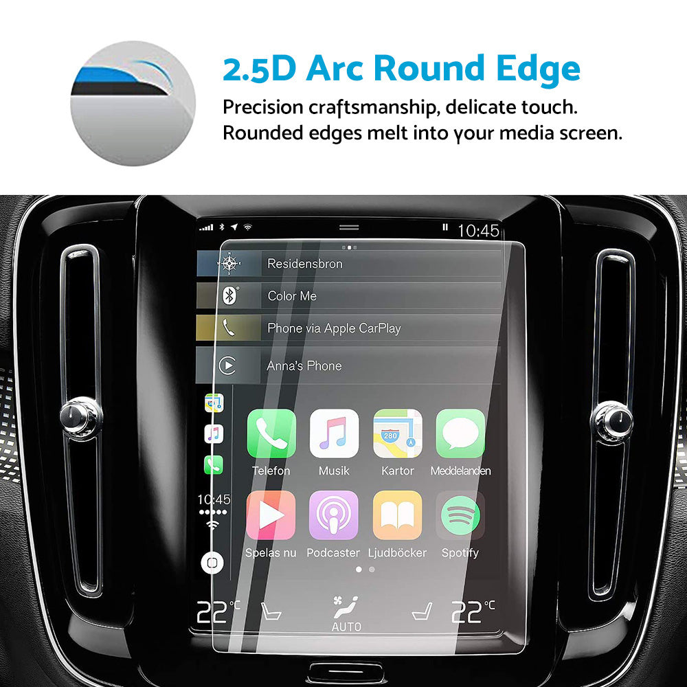 Touchscreen Protector Tempered Glass Film 9inch Suitable For Volvo XC40 2018-2022 Car Display Screen Protection