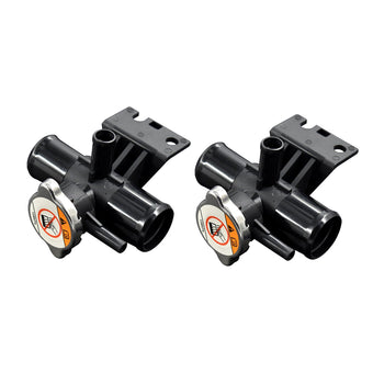 compare product 2x Radiator Coolant Filler Neck With Cap Suitable For Mitsubishi Lancer / Outlander Sport