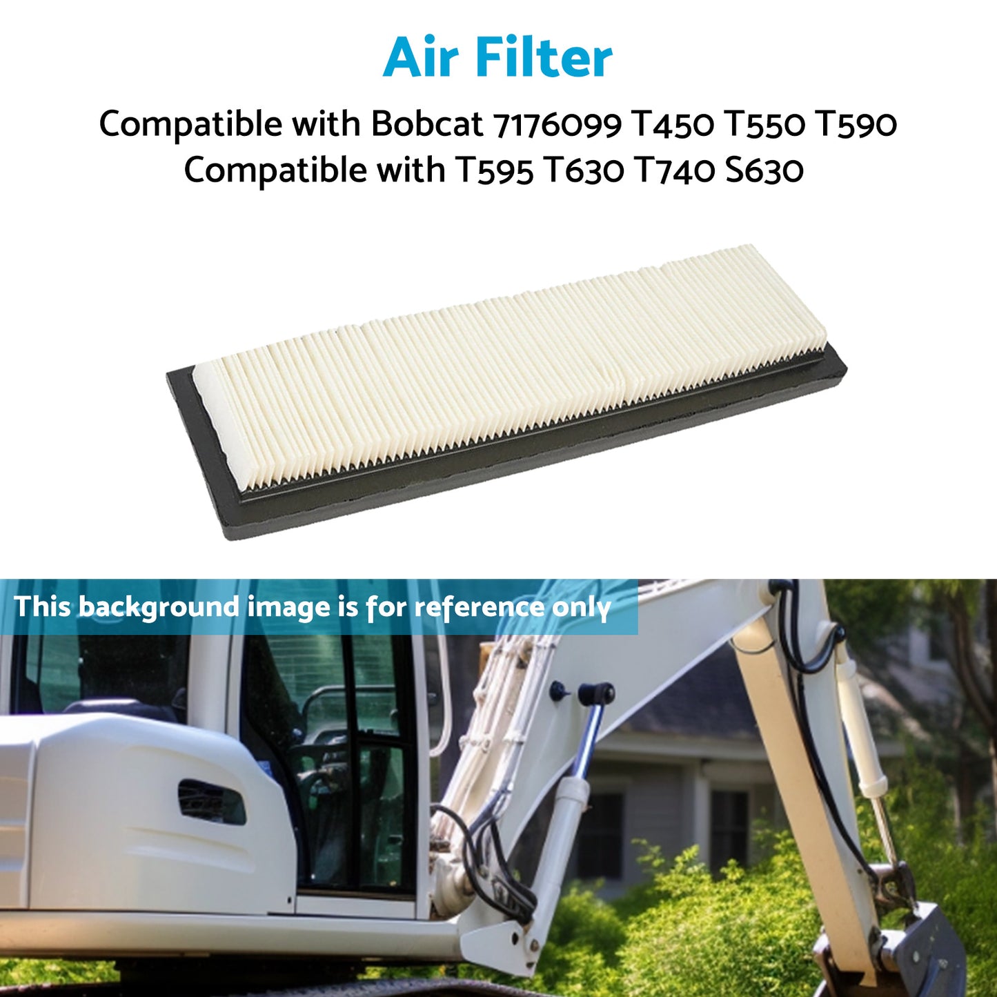 {{ Air Filter Suitable For Bobcat 7176099 T450 T550 T590 T595 T630 T740 S630 S650 }} - Buy Car Parts Online at {{ Kaka Auto Parts }}.