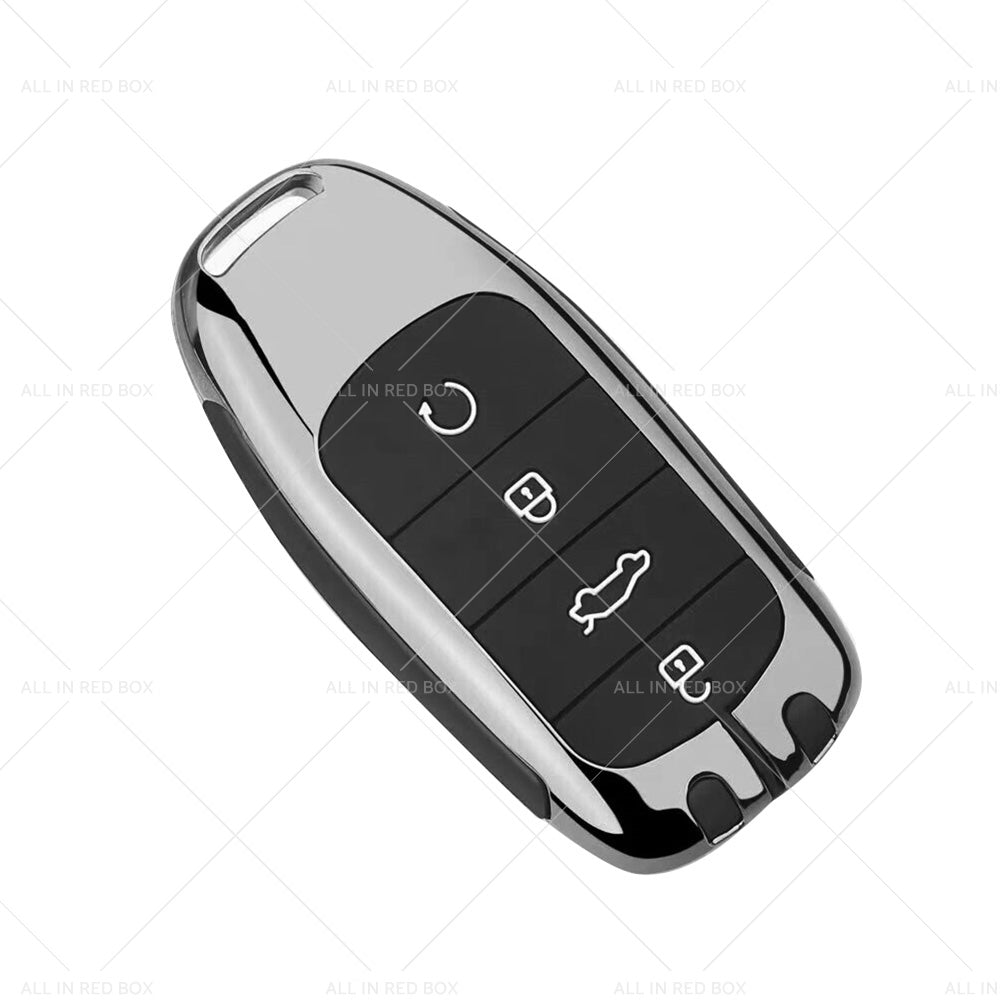 {{ Zinc Alloy Remote Key Fob Case Cover Shell Suitable For Chery Omoda 5 Black }} - Buy Car Parts Online at {{ Kaka Auto Parts }}.