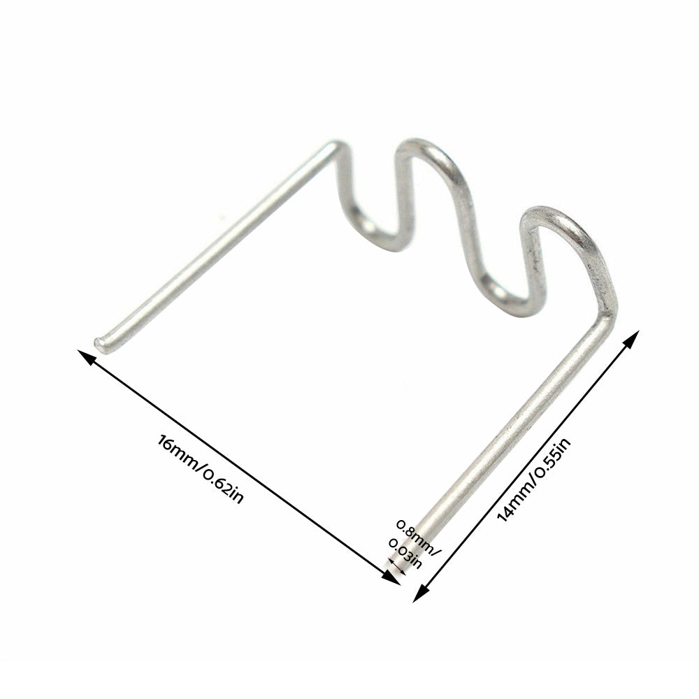 1000PCS Hot Staples Plastic Welding Wave Stapler For Car Bumper Repair Tool Kits