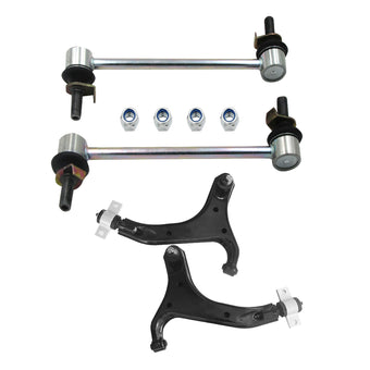 compare product Front LH+ RH Lower Control Arm&Sway Bar Link Set Suitable For Nissan Elgrand E51