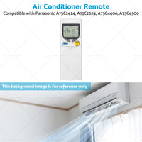 {{ Air Con Remote Suitable for Panasonic A75C2424, A75C2624, A75C4406, A75C4506 }} - Buy Car Parts Online at {{ Kaka Auto Parts }}.
