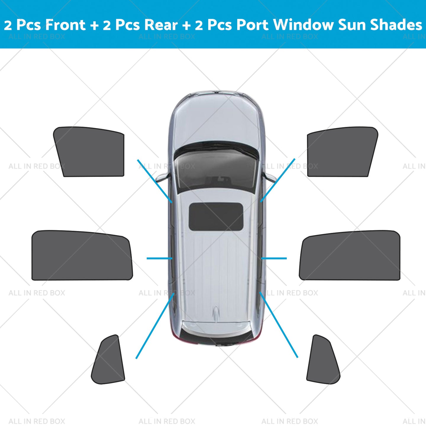 {{ Front Rear Port Window Magnetic Mesh Sun Shade Suitable for Toyota Corolla Cross }} - Buy Car Parts Online at {{ Kaka Auto Parts }}.