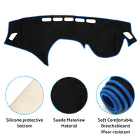 {{ Non-Slip Dash Mat Dashboard Cover Suitable For BMW 1 Series F20 12-17 Black Blue }} - Buy Car Parts Online at {{ Kaka Auto Parts }}.