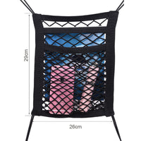 {{ 3PCS Car Truck Seat Mesh Tidy Storage Net Bag Organizer Holder Multi-Pocket }} - Buy Car Parts Online at {{ Kaka Auto Parts }}.