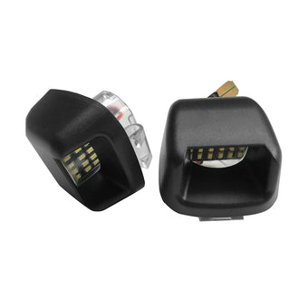 compare product License LED Number Plate Lights Suitable For Nissan Navara D40 2005-2016 Rear Bumper
