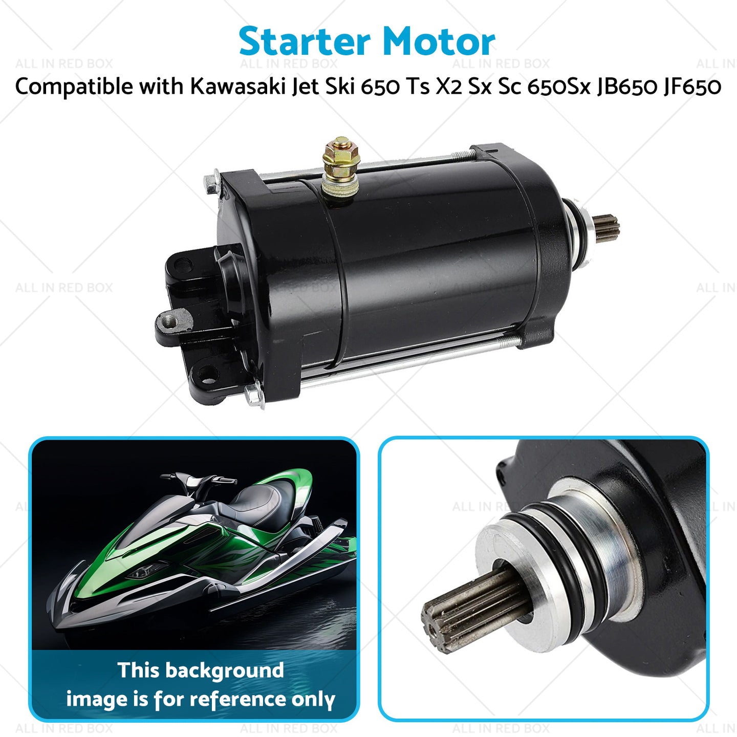 {{ Starter Motor Suitable for Kawasaki Jet Ski 650 Ts X2 Sx Sc 650Sx JB650 JF650 }} - Buy Car Parts Online at {{ Kaka Auto Parts }}.