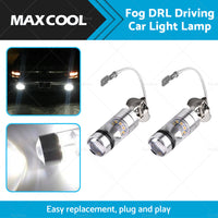{{ 2x H3 100W Hight Power LED Cree Headlight Fog Driving Light Bulbs Car Lamp Globe }} - Buy Car Parts Online at {{ Kaka Auto Parts }}.