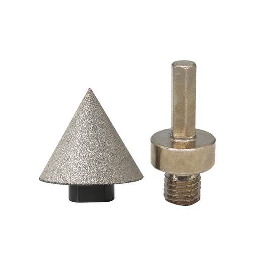 60° 50mm Diamond Chamfer Finger Bit Suitable For Ceramic Tile Milling & Edge Cutting