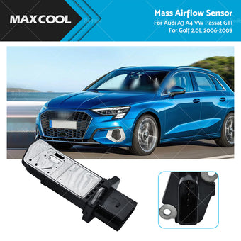 compare product Mass Air Flow Meter MAF Sensor 06F906461A for Audi A3 A4 VW Passat GTI Golf