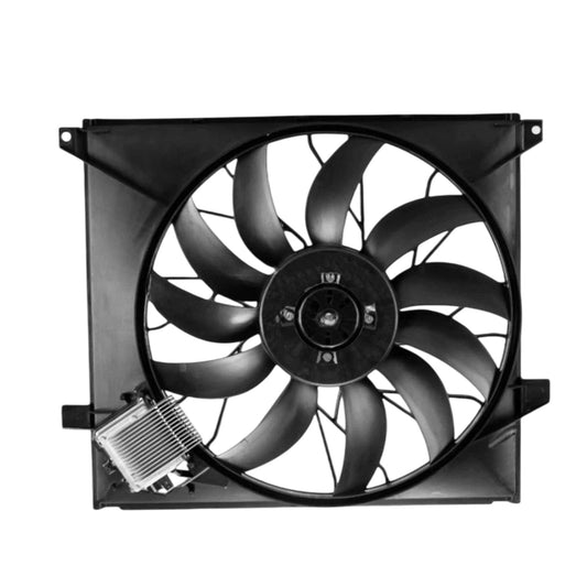 Radiator Cooling Fan with Shroud Suitable For Mercedes M-Class W163 ML500 01-05