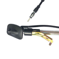 1x Radio Antenna Guard Mount Car Aerial 4 Sections Suitable For Nissan Navara D22