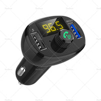{{ Bluetooth-5. 0 Radio Car Kit Wireless FM Transmitter Dual USB Charger MP3 Player }} - Buy Car Parts Online at {{ Kaka Auto Parts }}.
