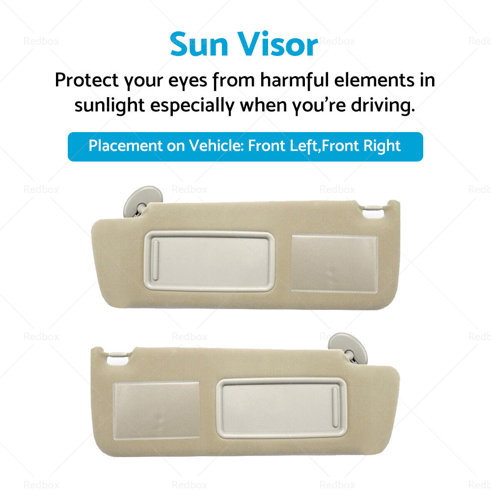 {{ LHRH Sun Visor Suitable For Toyota Prado TRJ120 RZJ120 LJ120 KZJ120 KDJ120 }} - Buy Car Parts Online at {{ Kaka Auto Parts }}.