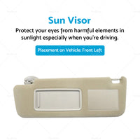 {{ LH Sun Visor Suitable For Toyota Prado TRJ120 RZJ120 LJ120 KZJ120 KDJ120 GRJ120 }} - Buy Car Parts Online at {{ Kaka Auto Parts }}.