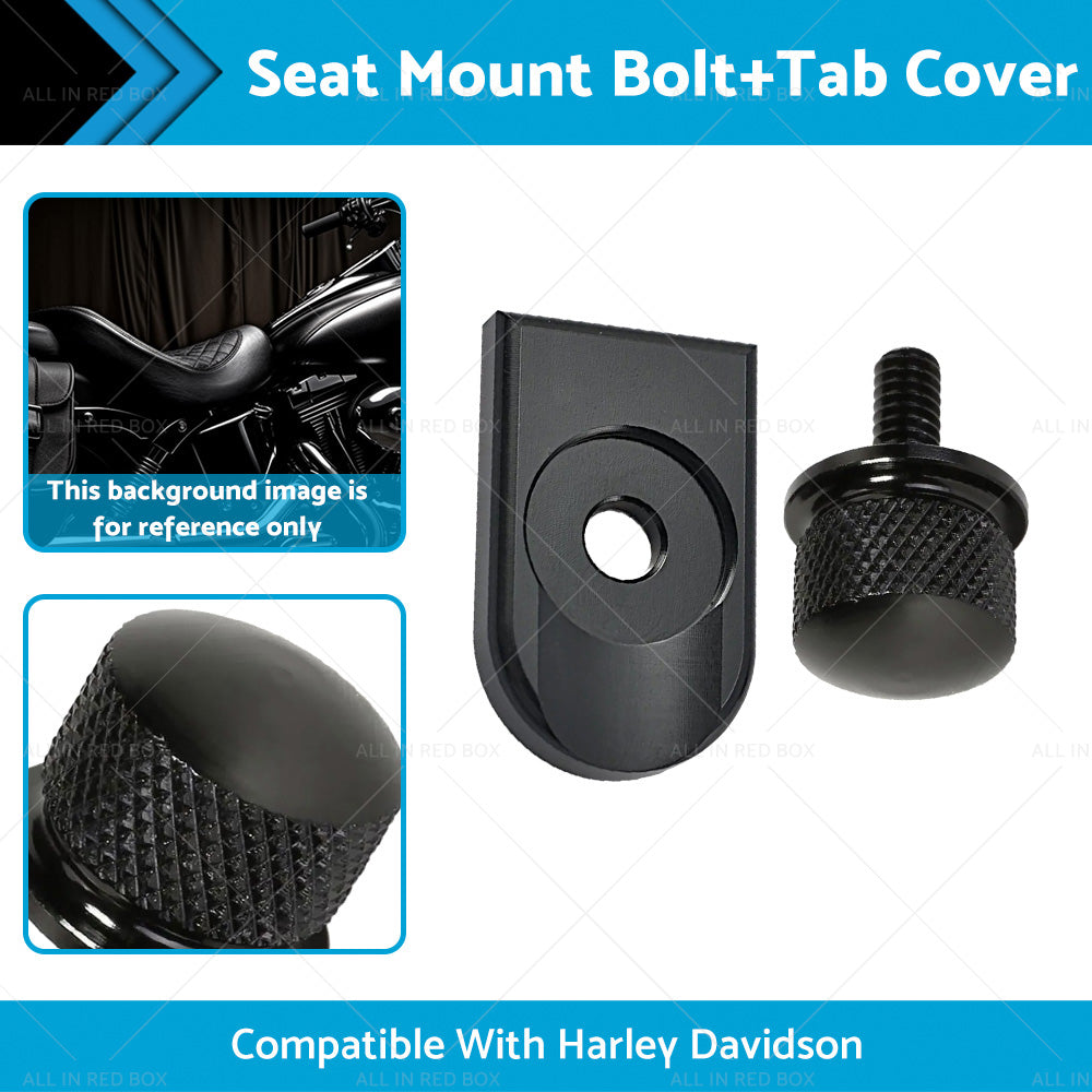 {{ Seat Bolt Tab Screw Mount Knob Cover Suitable For Harley Sportster Dyna Softail }} - Buy Car Parts Online at {{ Kaka Auto Parts }}.