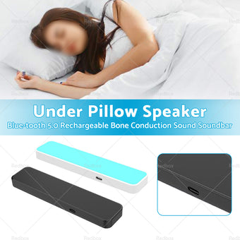 compare product Under Pillow Speaker Bluetooth-5. 0 Rechargeable Bone Conduction Sound Soundbar