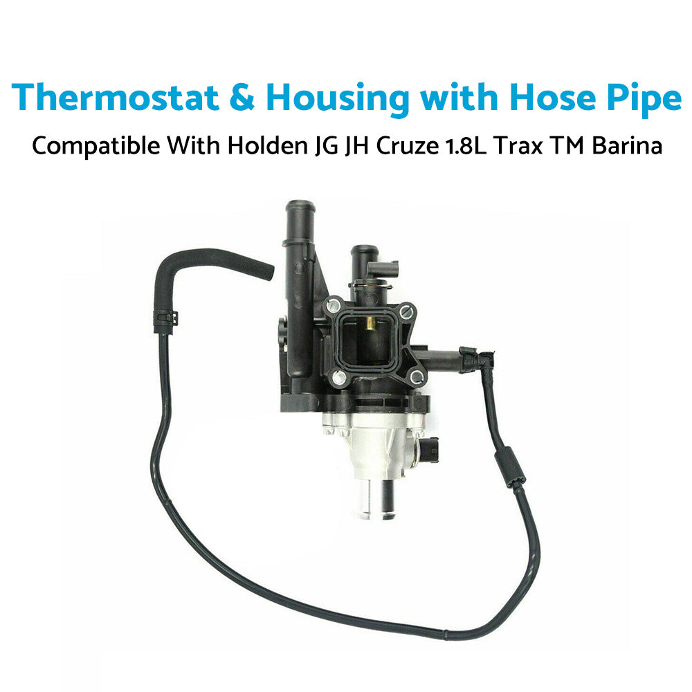 {{ Thermostat  and  Housing with Hose Pipe Suitable For Holden JG JH Cruze 1. 8L Trax TM }} - Buy Car Parts Online at {{ Kaka Auto Parts }}.
