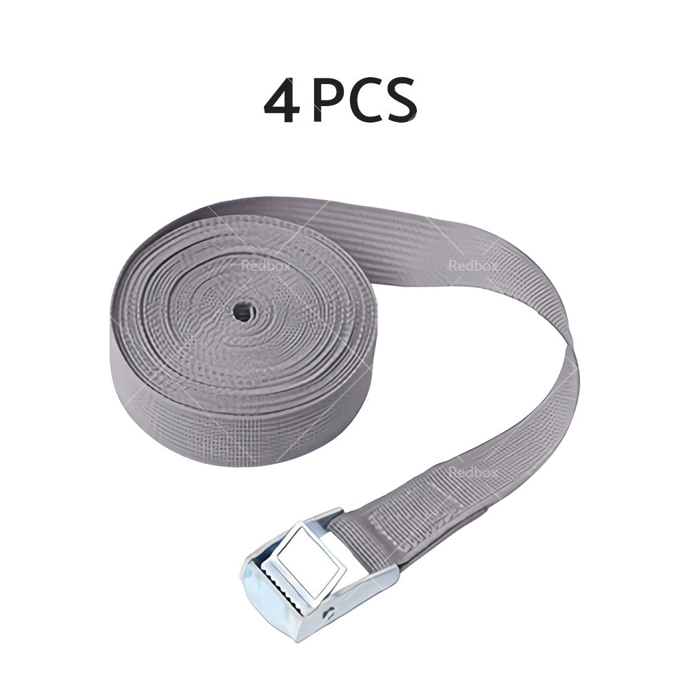 {{ 2/4pcs Metal Buckle Cam Tie Down Strap Heavy Lugga Cargo Ratchet Lashing Rope 2M }} - Buy Car Parts Online at {{ Kaka Auto Parts }}.