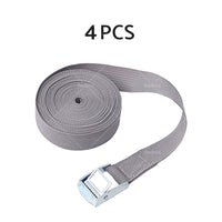 {{ 2/4pcs Metal Buckle Cam Tie Down Strap Heavy Lugga Cargo Ratchet Lashing Rope 2M }} - Buy Car Parts Online at {{ Kaka Auto Parts }}.