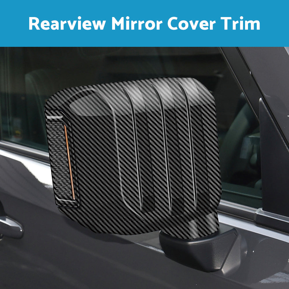 {{ Rearview Mirror Cover Trim Suitable for LandCruiser Prado LC250 24+ Carbon Fiber }} - Buy Car Parts Online at {{ Kaka Auto Parts }}.