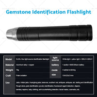 {{ Professional Gemstone Identification Light 4 in1 LED Flashlight Gemologist Tool }} - Buy Car Parts Online at {{ Kaka Auto Parts }}.