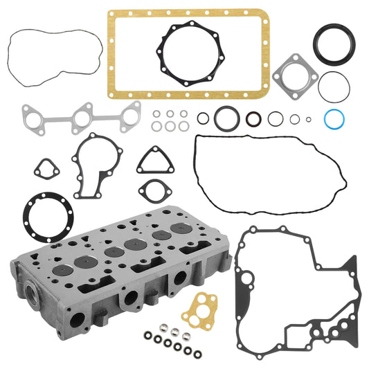 {{ Complete Cylinder Head & Gasket Kit Suitable for Kubota Engine D902 ZD323 RTV900 }} - Buy Car Parts Online at {{ Kaka Auto Parts }}.