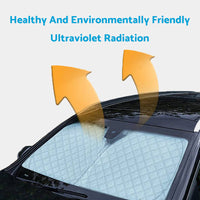 6 Layer WindScreen Sun Shade Suitable For Toyota RAV4 2019-2024 Thick UV Protection