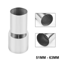 Steel Exhaust Pipe Adapter Reducer 2 to 3 Inch OD Suitable For 2.25 / 2.5 / 3 Inch Tubes