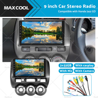 compare product 32GB Android11 GPS Navi Car Stereo Radio 9inch Head Unit Suitable For Honda Jazz GD