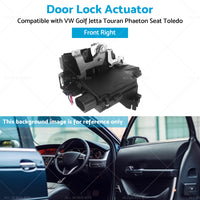 {{ Front Right Door Lock Actuator 3D2837016A Suitable for VW Golf Jetta Touareg }} - Buy Car Parts Online at {{ Kaka Auto Parts }}.